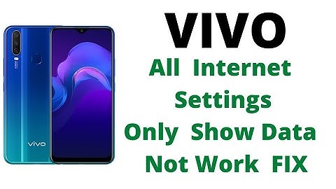All Vivo Internet Settings Not Working | Vivo Y15 Y17 Y20 Y21 Slow Data Fix