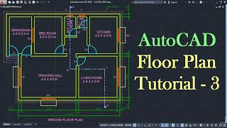 AutoCAD Floor Plan Tutorial for Beginners  3