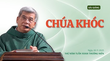Chúa khóc - Lm Giuse Hoàng Ngọc Dũng | Thứ Năm tuần XXXIII Thường niên