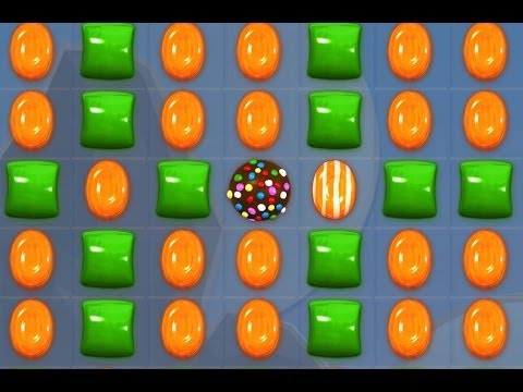 Candy Crush - CRAZY GREEN & ORANGE CANDIES COMBO!!