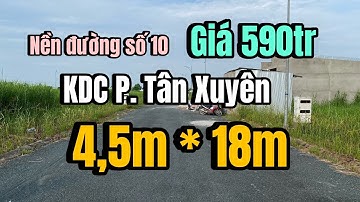 BÁN NỀN ĐƯỜNG SỐ 10 KHU D KDC PHƯỜNG TÂN XUYÊN TP CÀ MAU