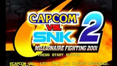 capcom vs snk 2 opening intro