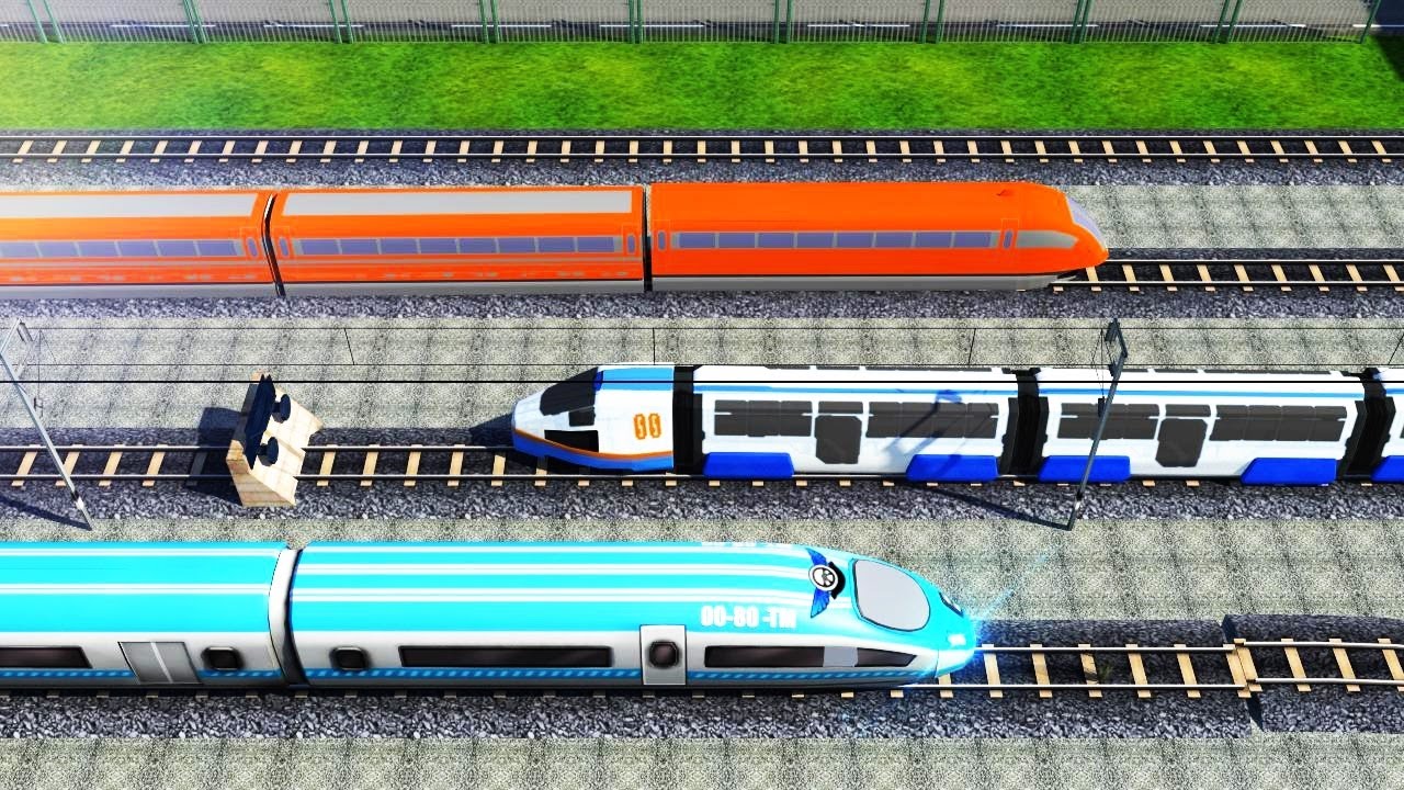Euro Train Racing Game Simulator | Multiplayer By Free games Part - 5