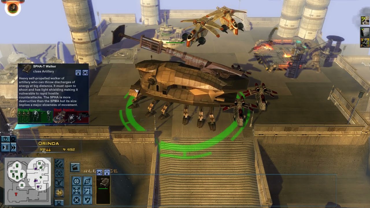 Star Wars Empire at War - FOC Alliance ground battles