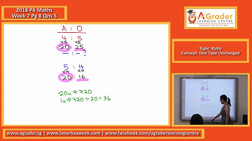 2018 - P6 Maths - Week 7 - Ratio (One Type Unchanged)
