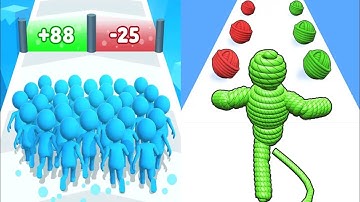 Count Master VS Rope Man 🟢🟠 All Levels SpeedRun Gameplay Android iOS Ep1