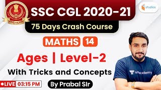 315 Pm  Ssc Cgl 202021  Maths By Prabal Sir  Ages  Level2