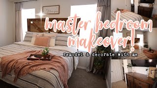 MODERN FARMHOUSE MASTER BEDROOM MAKEOVER | DECORATE MY MASTER BEDROOM WITH ME | HEARTH AND HAND