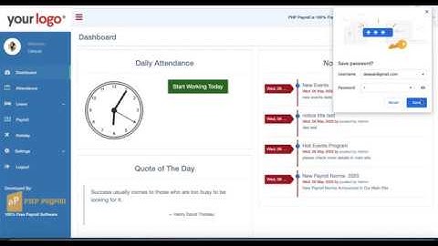 Employee Leave Management System - PHPPayroll.com