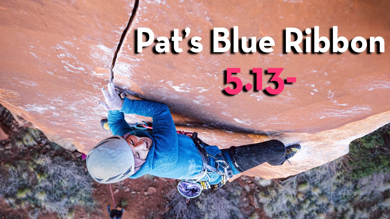 Pat's Blue Ribbon, 5.13- Hard and Painful Finger Crack Climb
