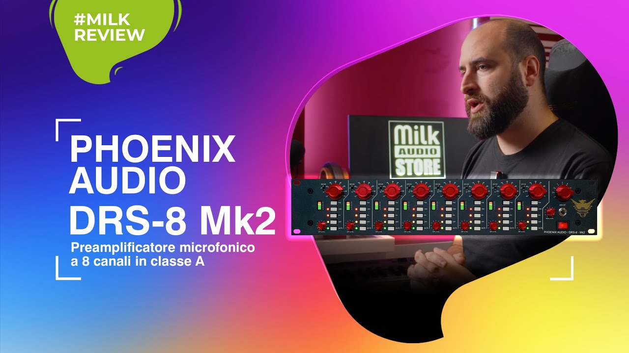 Phoenix Audio DRS-8 MKII in Azione: Registrazione Batteria analogica di livello Superiore!