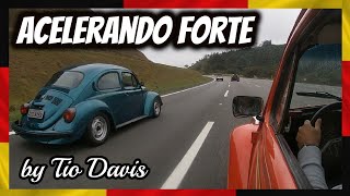 Fusca Itamar acelerando forte na Rodovia dos Bandeirantes