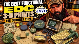 The BEST Functional EDC 3D Prints for October 2026