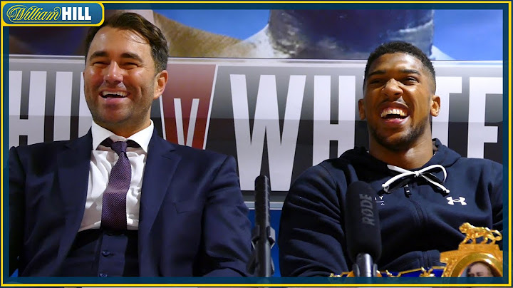 Anthony Joshua vs Dillian Whyte - POST FIGHT PRESS CONFERENCE