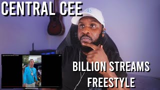 Central cee - Billion Streams Freestyle [Reaction] | LeeToTheVI