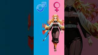 demonslayer Characters Gender Swap tanjiro nezuko mitsuri kimetsunoyaiba demonslayer shorts