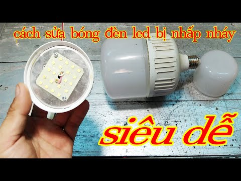 Video cách sửa bóng đèn led | sửa đèn led bị cháy đơn giản... - youtube
