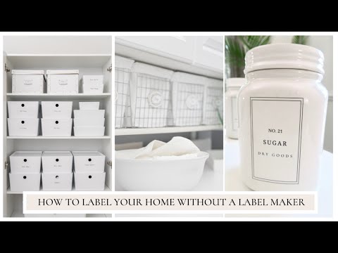 How To Label Your Home Without A Label Maker