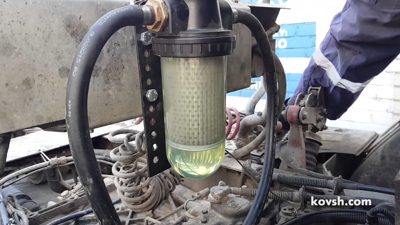 Установка фильтра грубой очистки на Renault Premium dCi 11.1d