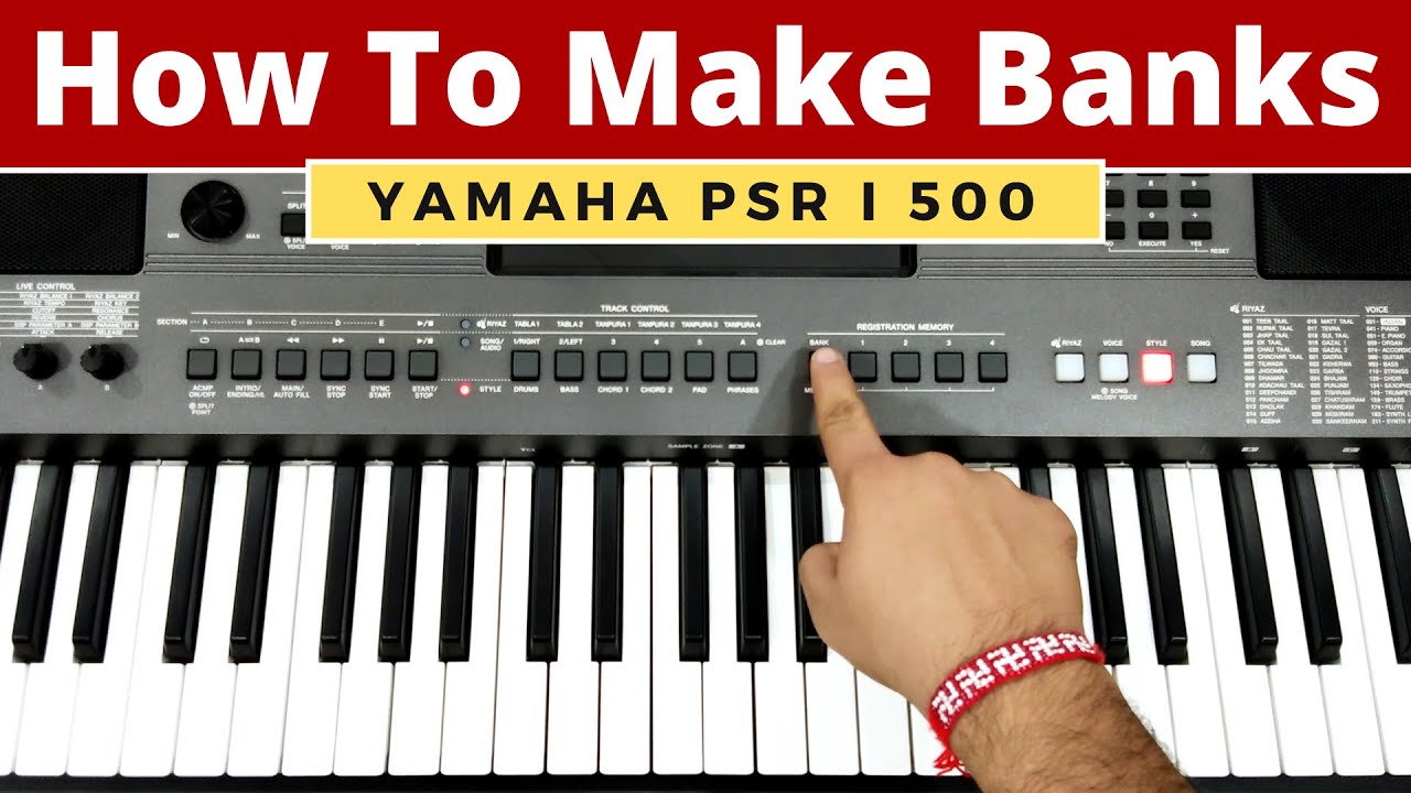 Как делать крен | На Yamaha PSR I 500 | На хинди