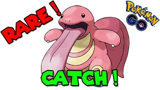 Catching Lickitung Pokemon Go Rare Catch