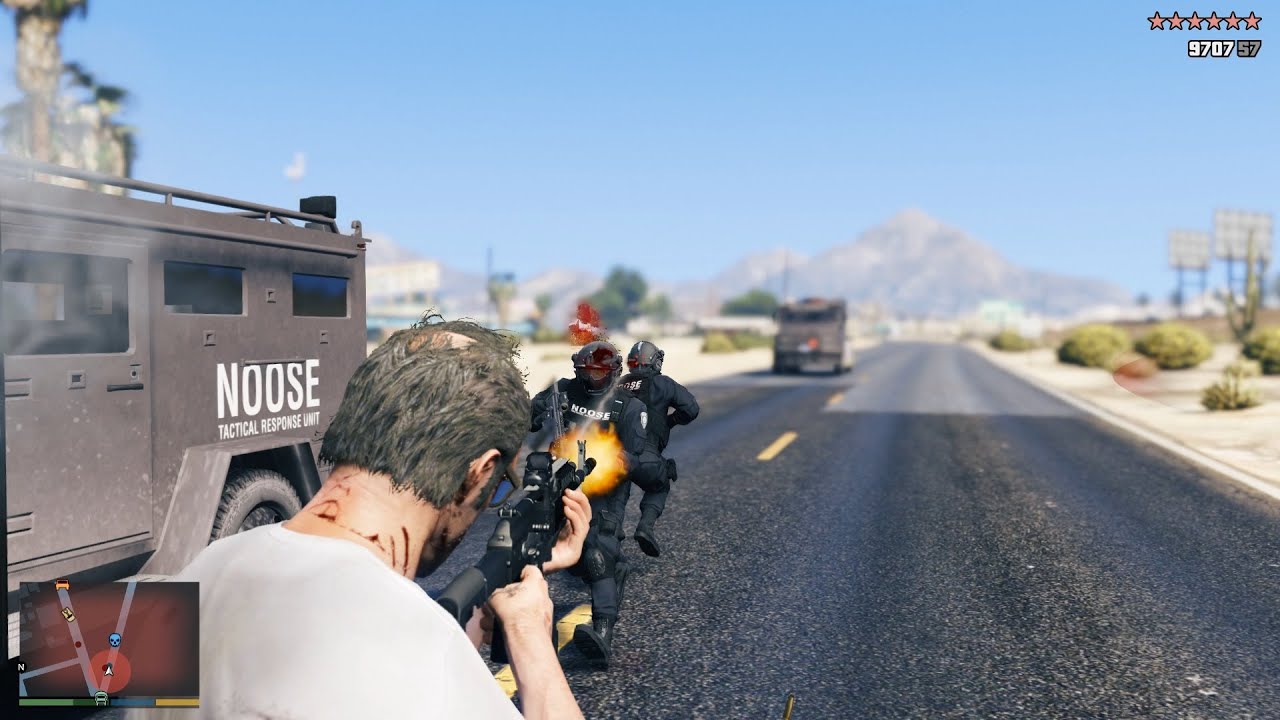 GTA V Meth Lab Rampage + 10 Star Wanted Level Escape [RDE 4.1.3]