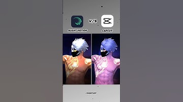 Which one is best 🔥// Alight motion vs CapCut, || MONTU FF #shorts #freefire