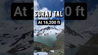Suraj Tal  near #baralachala #pass #himachal #travel #nature #lake