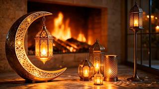 Ramadan Fireplace Ambience 4K 🔥 Luxurious Islamic TV Art Wallpaper | Ramadan Kareem | رمضان كريم screenshot 5