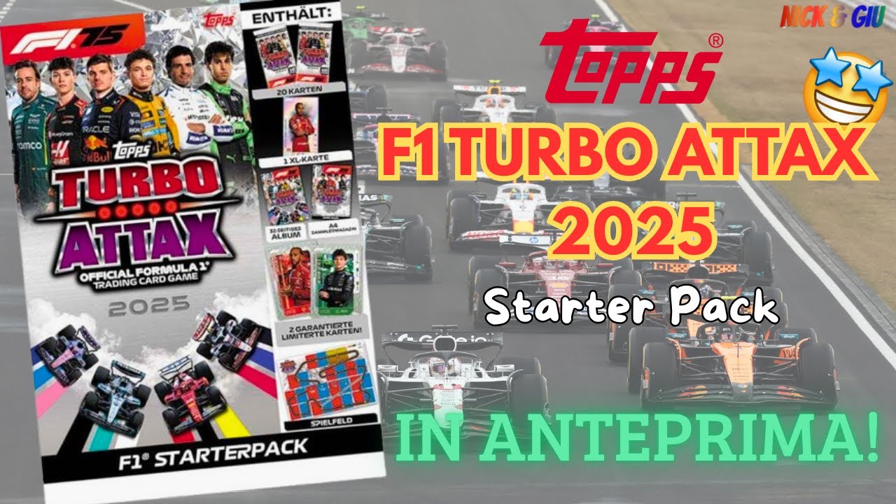 Topps F1 TURBO ATTAX 2025 - Starter Pack - in anteprima! 🤩