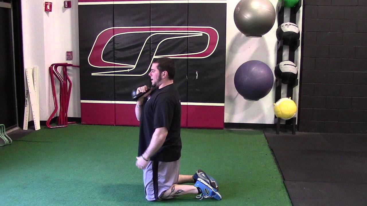 TallKneeling 1arm Kettlebell Overhead Press YouTube