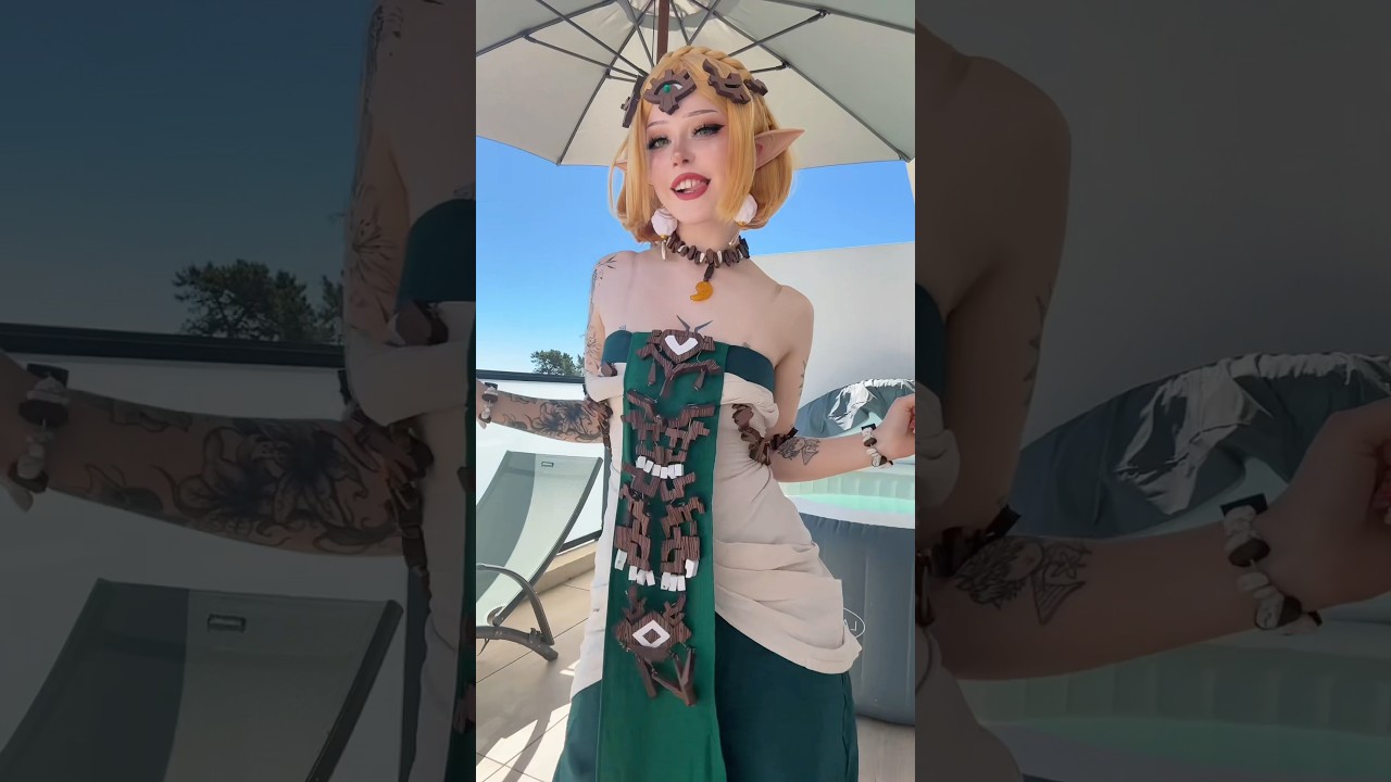 zelda in corsica #cosplay #makeup #zelda #thelegendofzeldatearsofthekingdom #totk #videogames