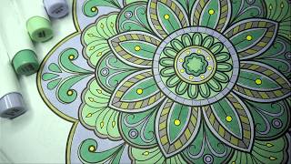 Relaxing Mandala Coloring | Soft ASMR Sounds screenshot 4