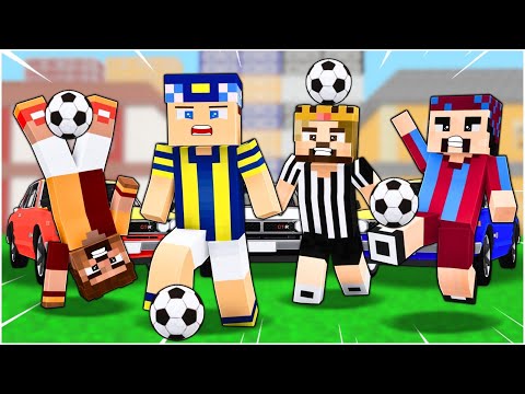MİNECRAFT FUTBOLCULAR YARIŞIYOR!