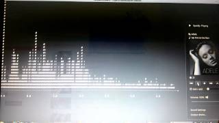 Spectrum Analyzer with Intel Edison - Set Fire to the Rain - Adele