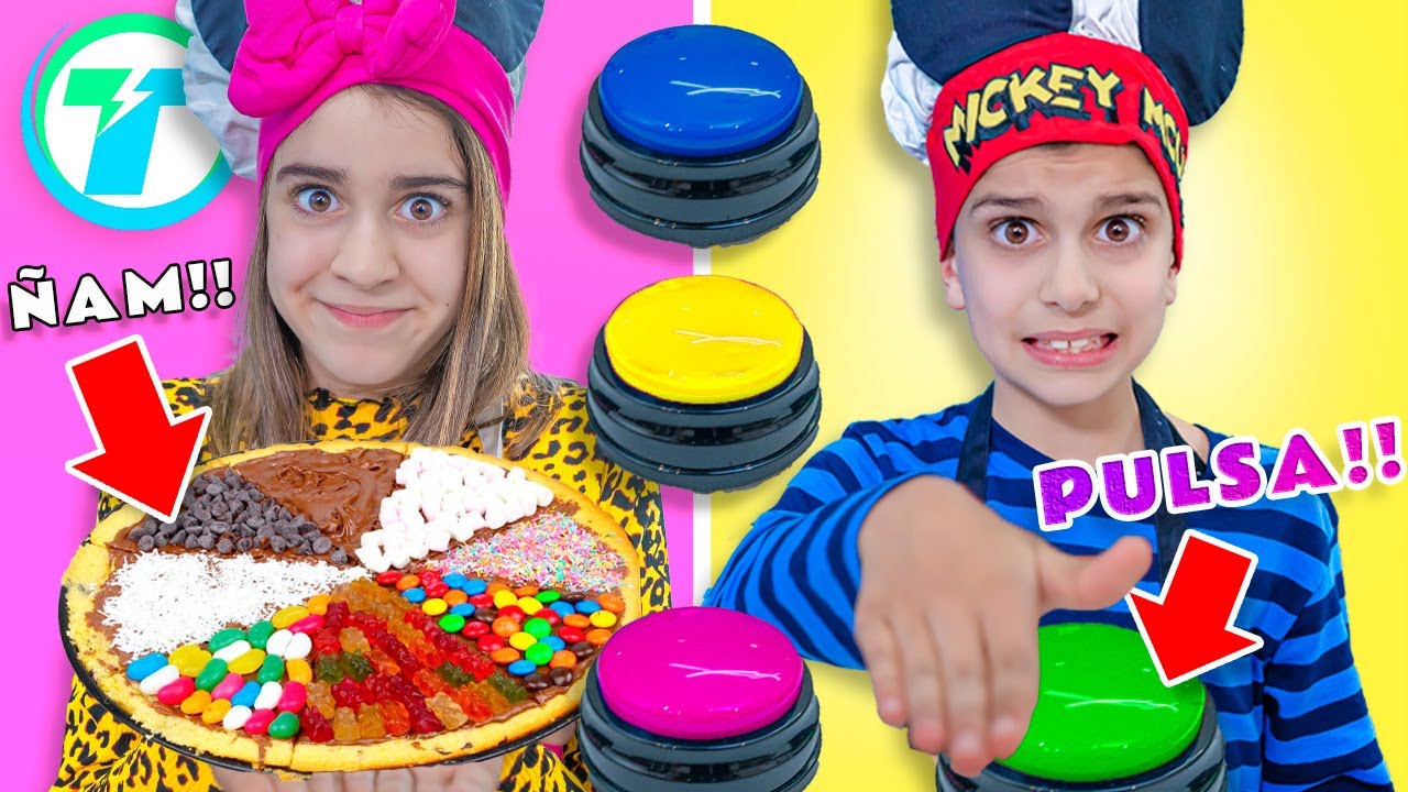 Los BOTONES DECIDEN nuestras PIZZAS!