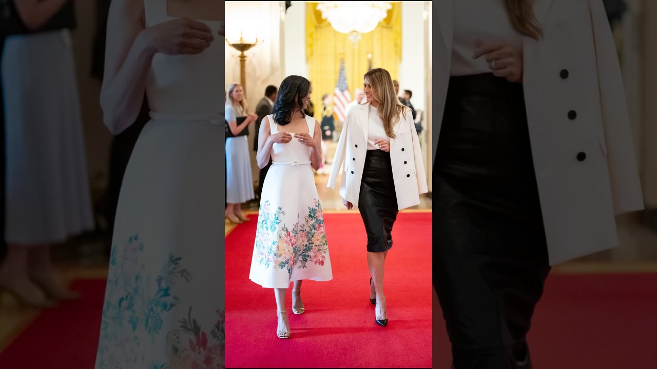 First Lady Melania & Second Lady Usha 💐💐✨ 