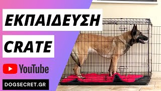 Εκπαίδευση / Εκμάθηση του Κρέιτ στον Σκύλο ( Crate training)