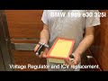 BMW E30 325i 1989 Voltage Regulator and ICV replacement