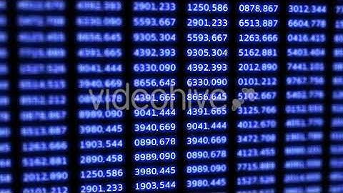 Big Data - Float Numbers (Stock Footage) | Project Files