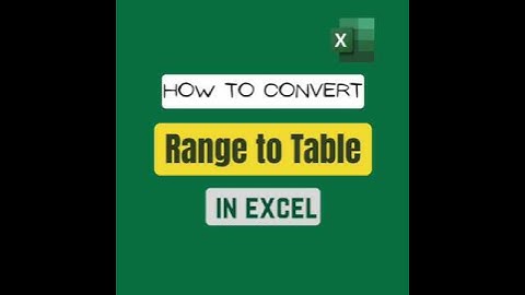Hoe u een bereik naar een tabel in Excel converteert | Opmaak als tabel Excel #short #excel #shor...
