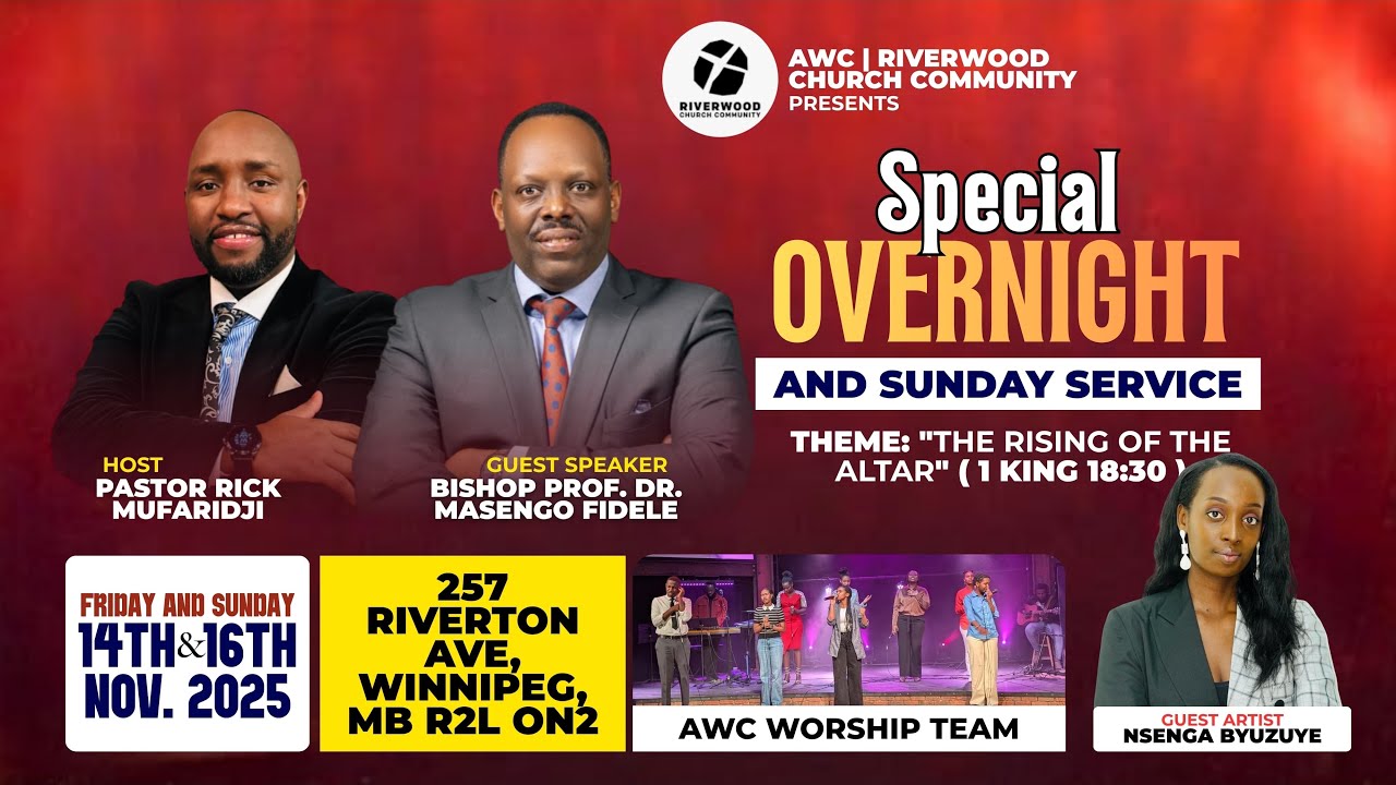Revival Conference Final Day | With, Bishop Prof. Masengo Fidele PhD 