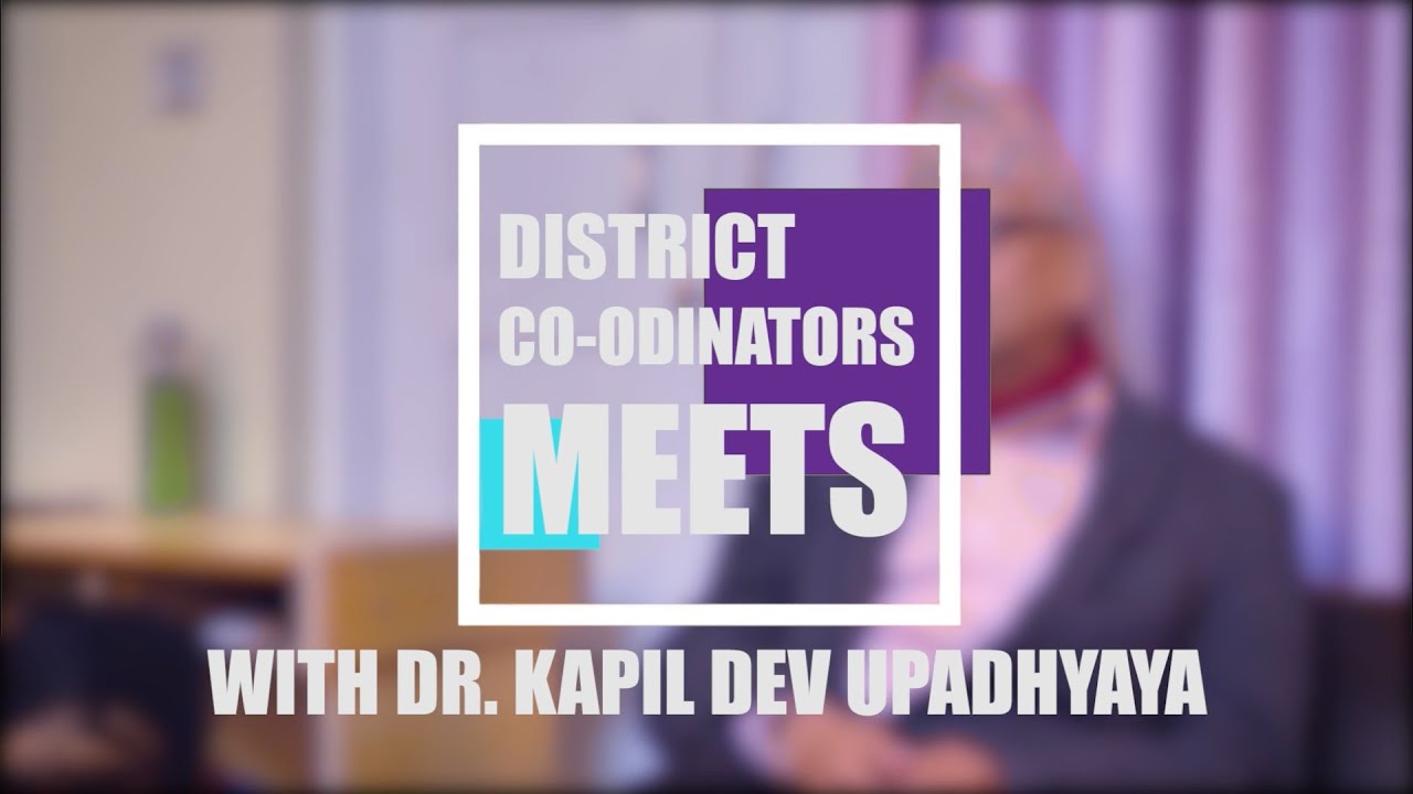 District Co-ordinators meets with Dr. Kapil Upadhyaya | MANAVSEWA ASHRAM | MISSION 2082