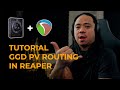 How to route ggd pv in reaper english