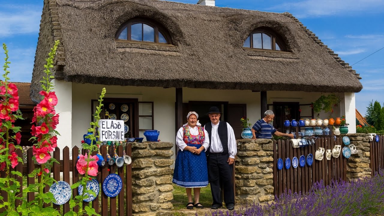 ЮНЕСКО Деревня Тихань, Венгрия 🇭🇺 Самое удивительное место на озере Балатон 4K Тур