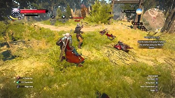 The Witcher 3- floating hands glitch + dismemberment