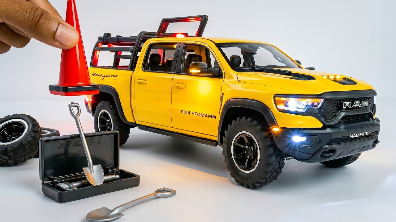 Dodge RAM Mammoth Pickup Truck Off Road Diecast model #carlover