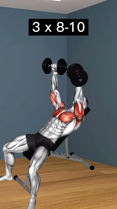 Качаем грудь и трицепс. Workout #sport #тренировка #workout #качаемся #спорт #гантели #abs #triceps