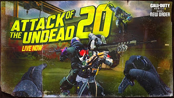Kilo Bolt-Action vs UNDEAD | COD Mobile Attack Of The Undead 20 Gameplay With Kilo Sniper With Nuke.