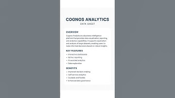 #cognos #analyticstraining #analytics #congnosanalytics #ibmcognos #businessanalytics